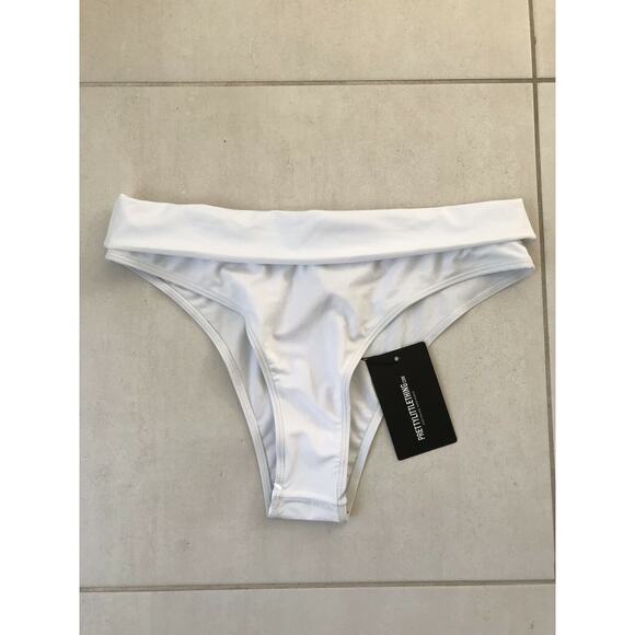 PrettyLittleThing Swim Turn Over Bikini Bottom Swimwear - Picture 2 of 9